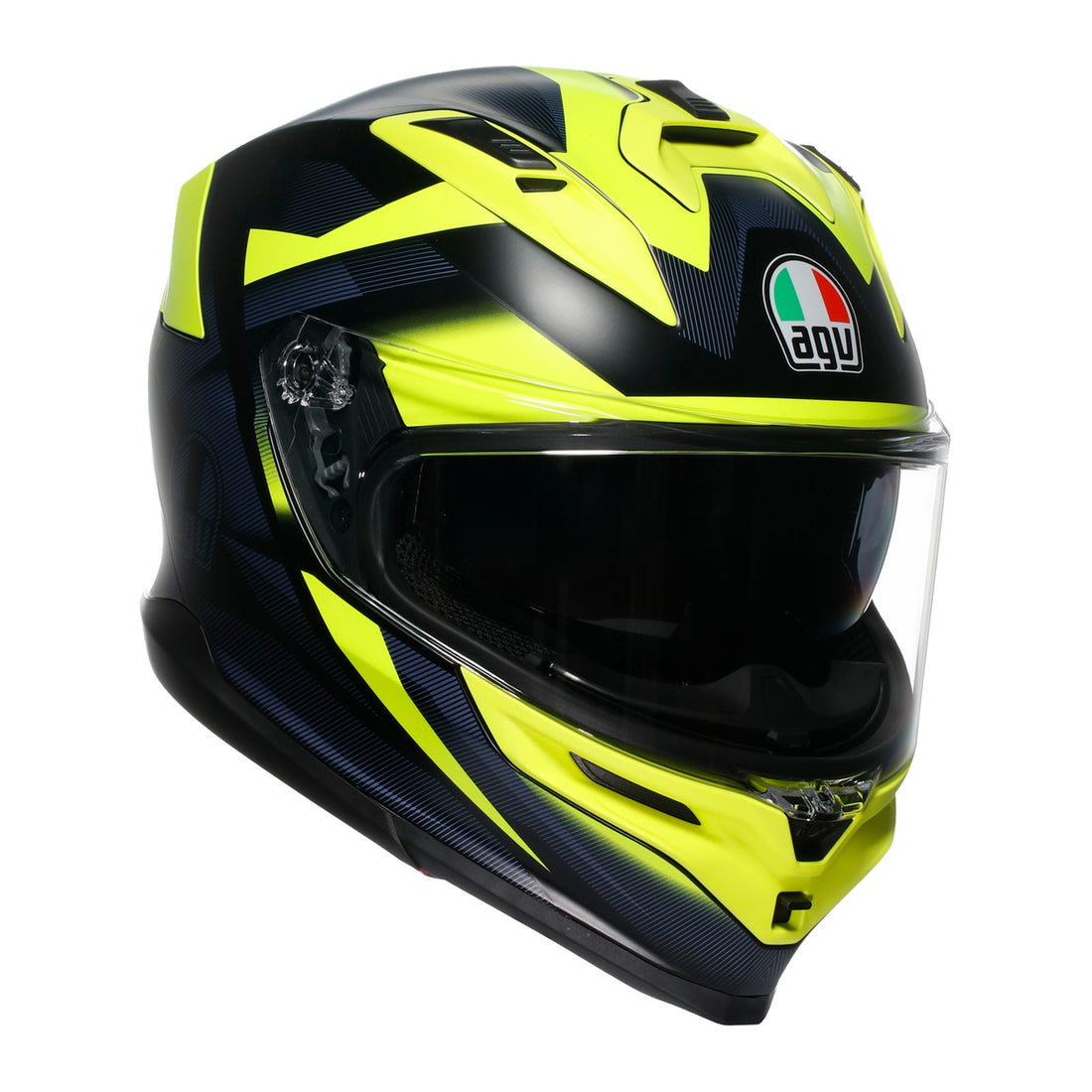 AGV K7 Glimpse Matte Black/Yellow Fluo