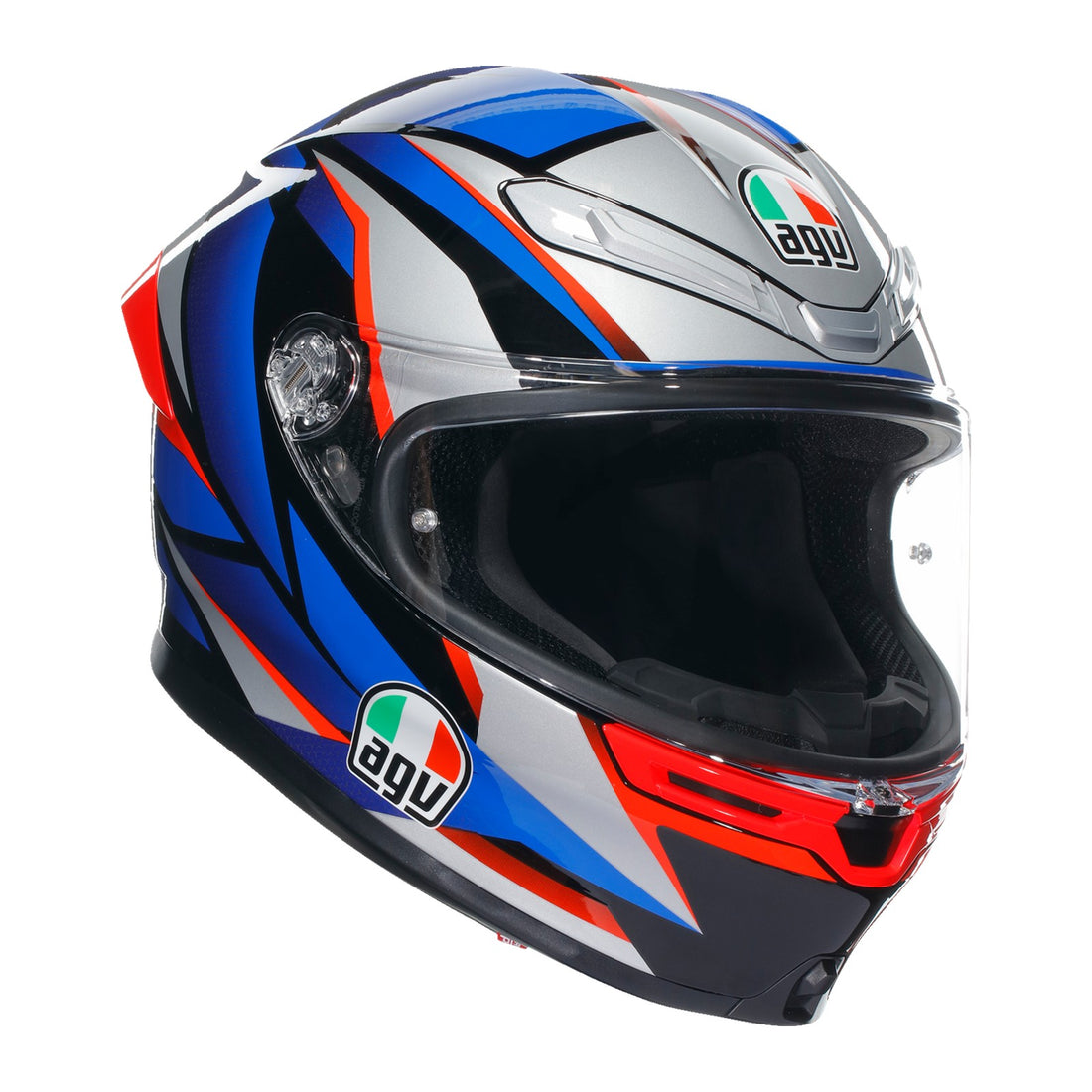 AGV K6 S Slashcut Black/Blue/Red