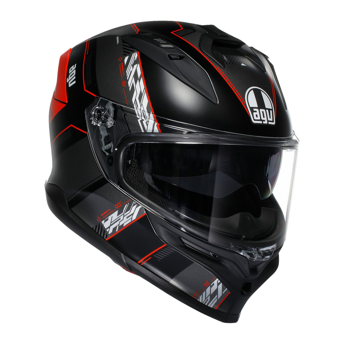 AGV K7 Kyber Matte Black/Red