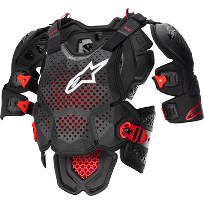 Alpinestars A-10 v2 Full Chest Guard Black/Red