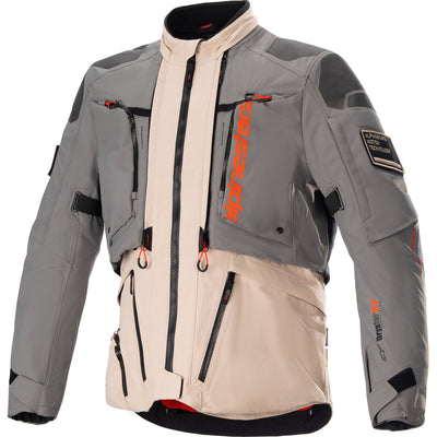Alpinestars AMT-10R Drystar XF Jacket Fur Gray/Pale Brown/Spicy Orange
