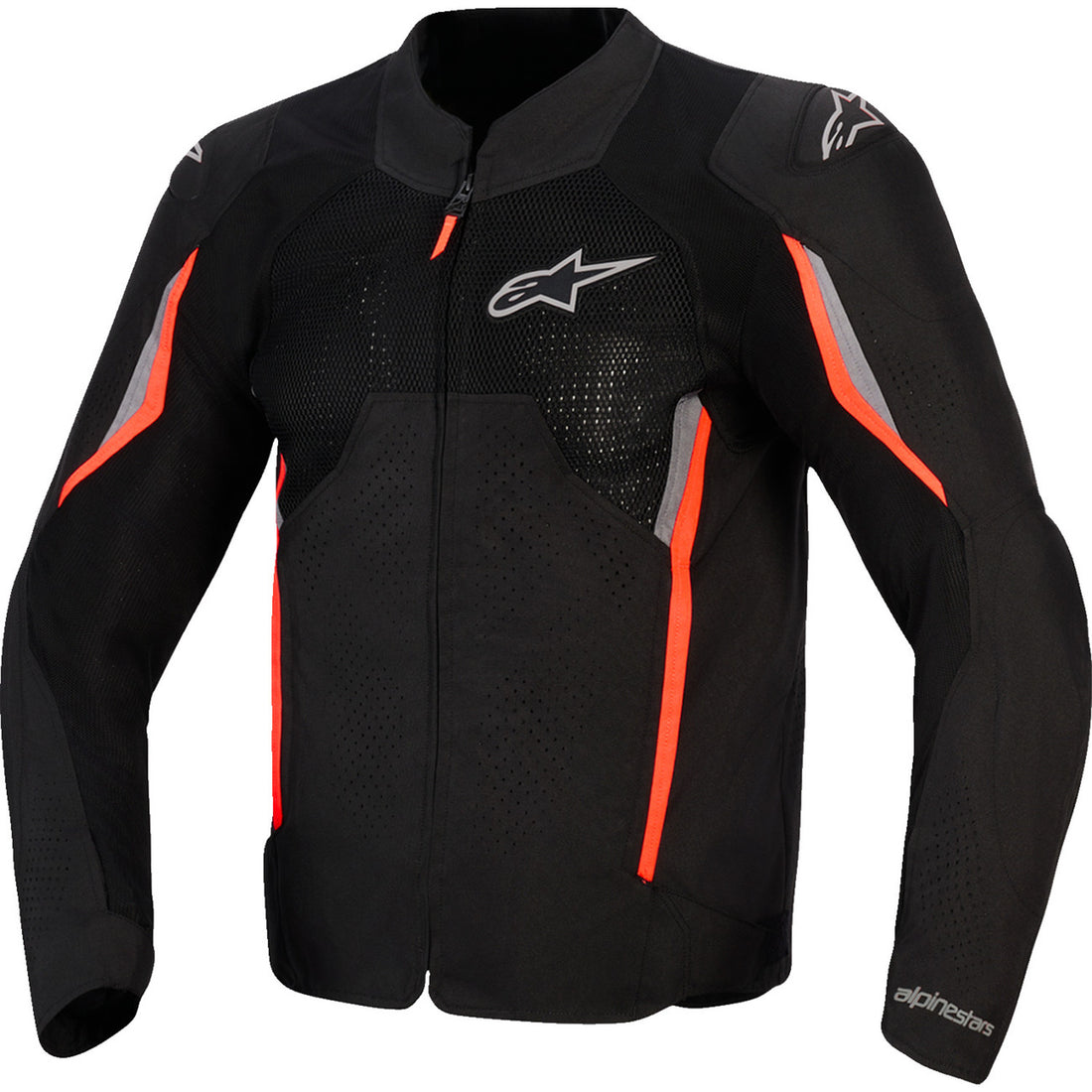 Alpinestars AST v3 Air Jacket Black/Dark Gray/Red Fluo