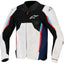Silver/Deep Blue/Bright Red