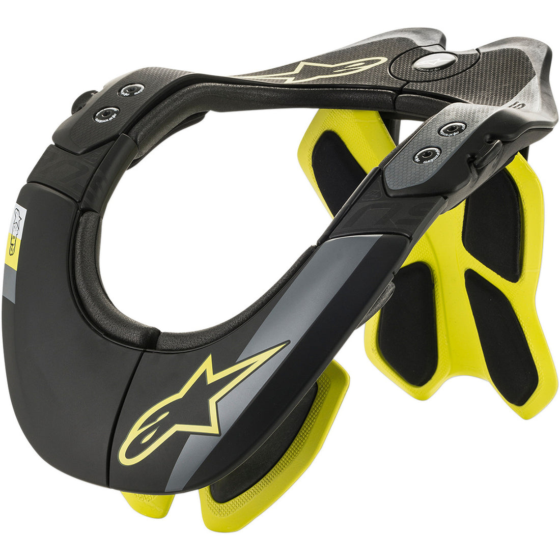 Alpinestars Bionic Neck Support Tech 2 Black/Yellow Fluo