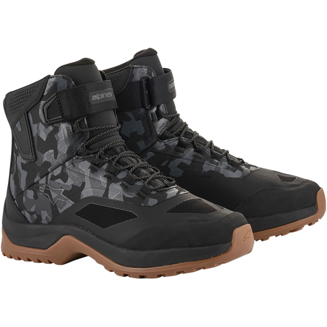 Alpinestars CR-6 Drystar Riding Shoes Black/Gray/Gunmetal