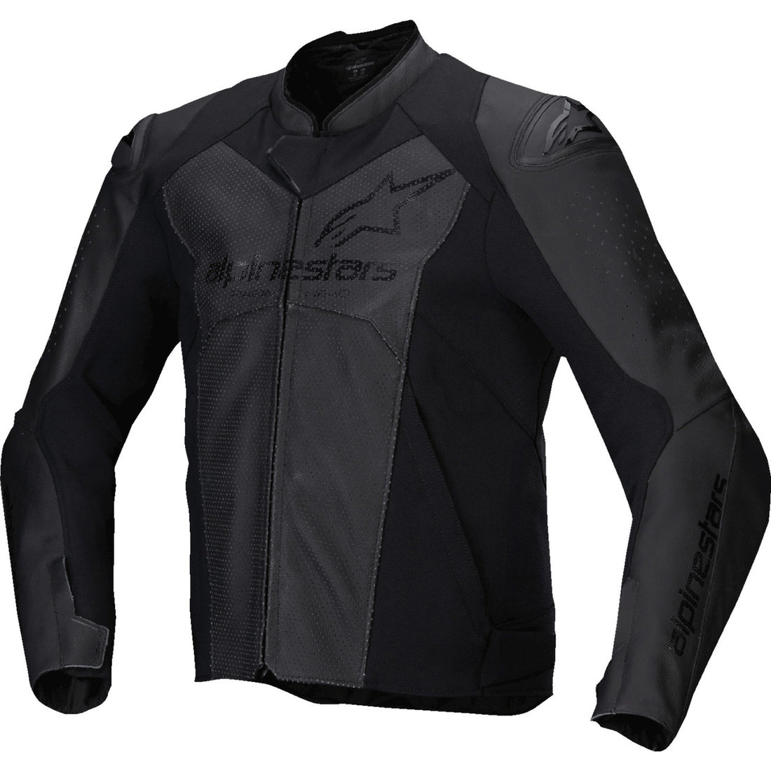 Alpinestars Faster v3 Airflow Leather Jacket Black/ Black
