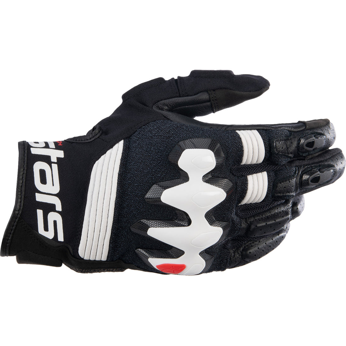 Alpinestars Halo Leather Gloves Black/White