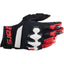 Black/White/Bright Red