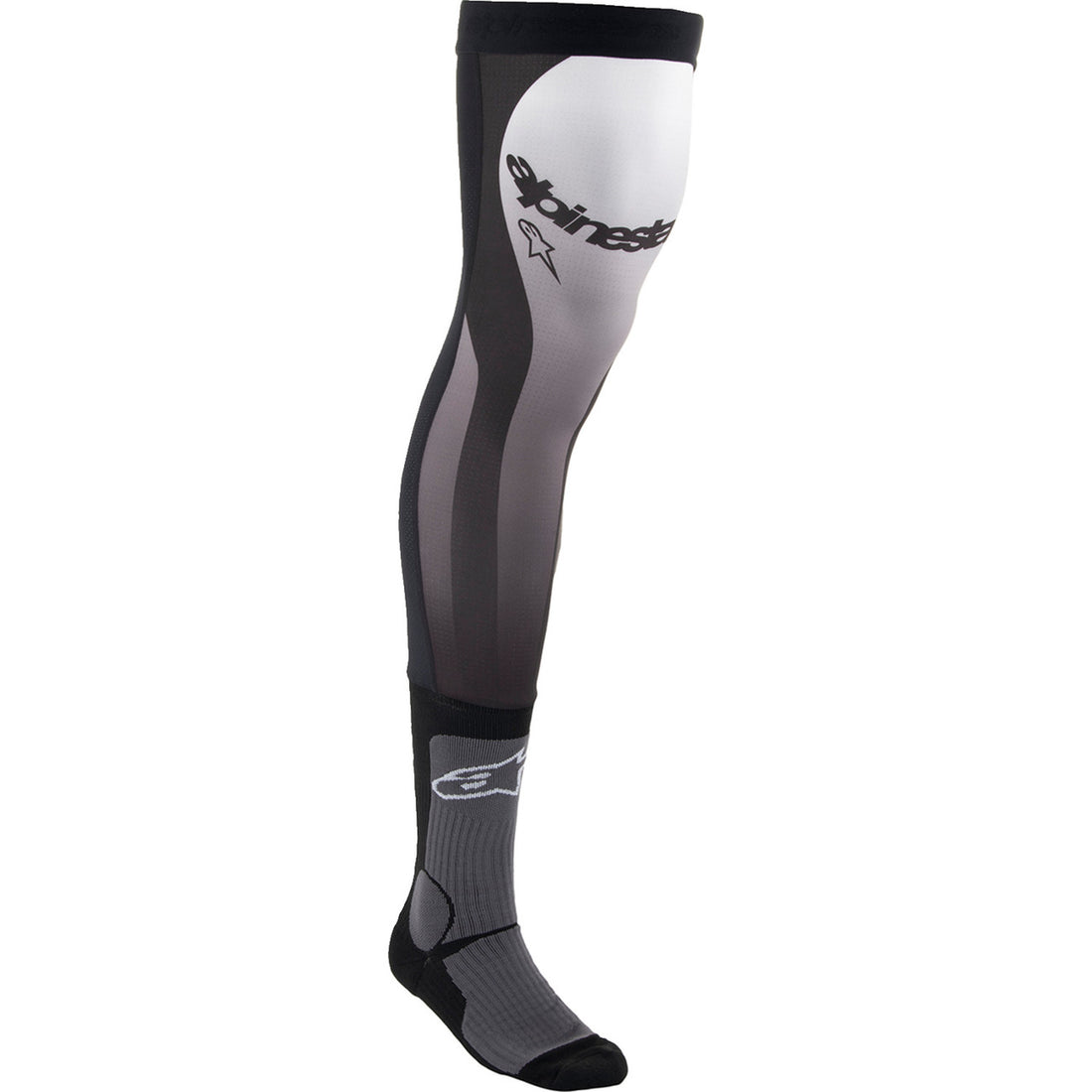 Alpinestars Knee Brace Socks Black/White