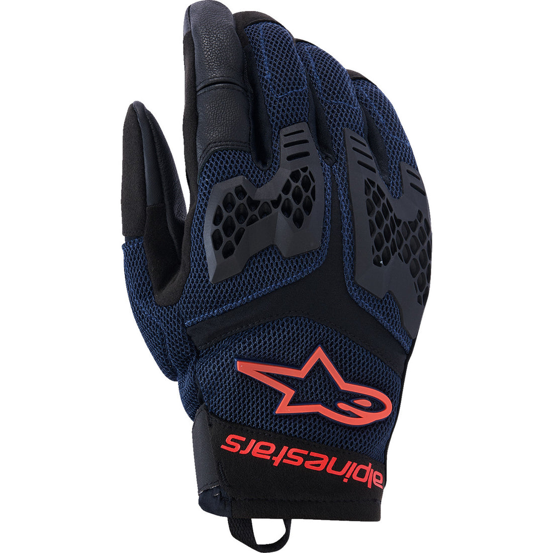 Alpinestars Manti Air Gloves Deep Blue/Fluo Red/Asphalt