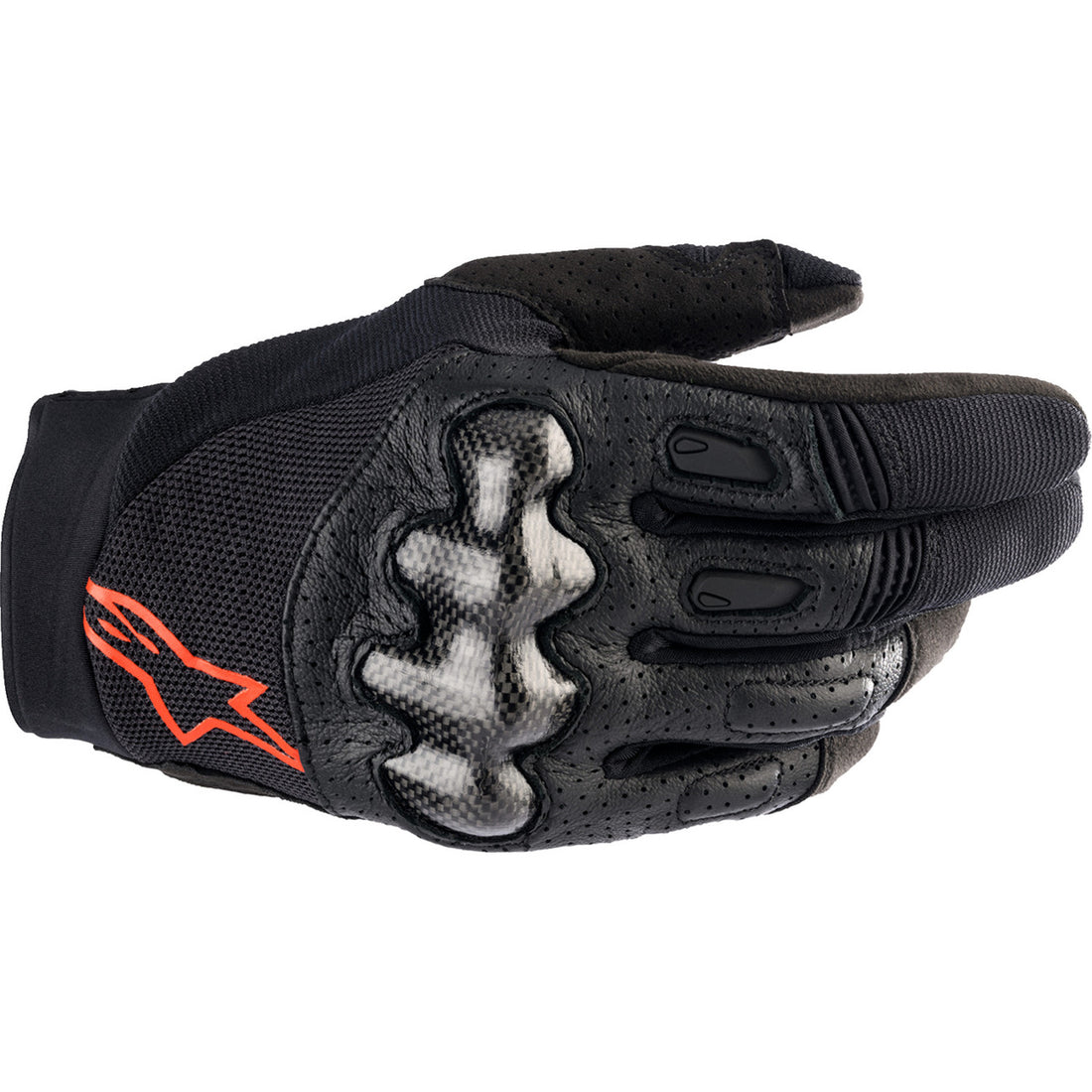 Alpinestars Megawatt V2 Gloves Black/Fluo Red