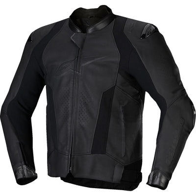 Alpinestars Missile v3 Leather Jacket Black/Black