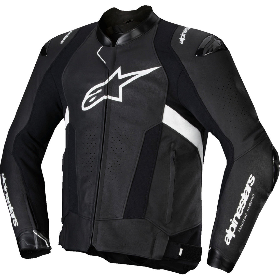 Alpinestars Missile v3 Leather Jacket Black/White