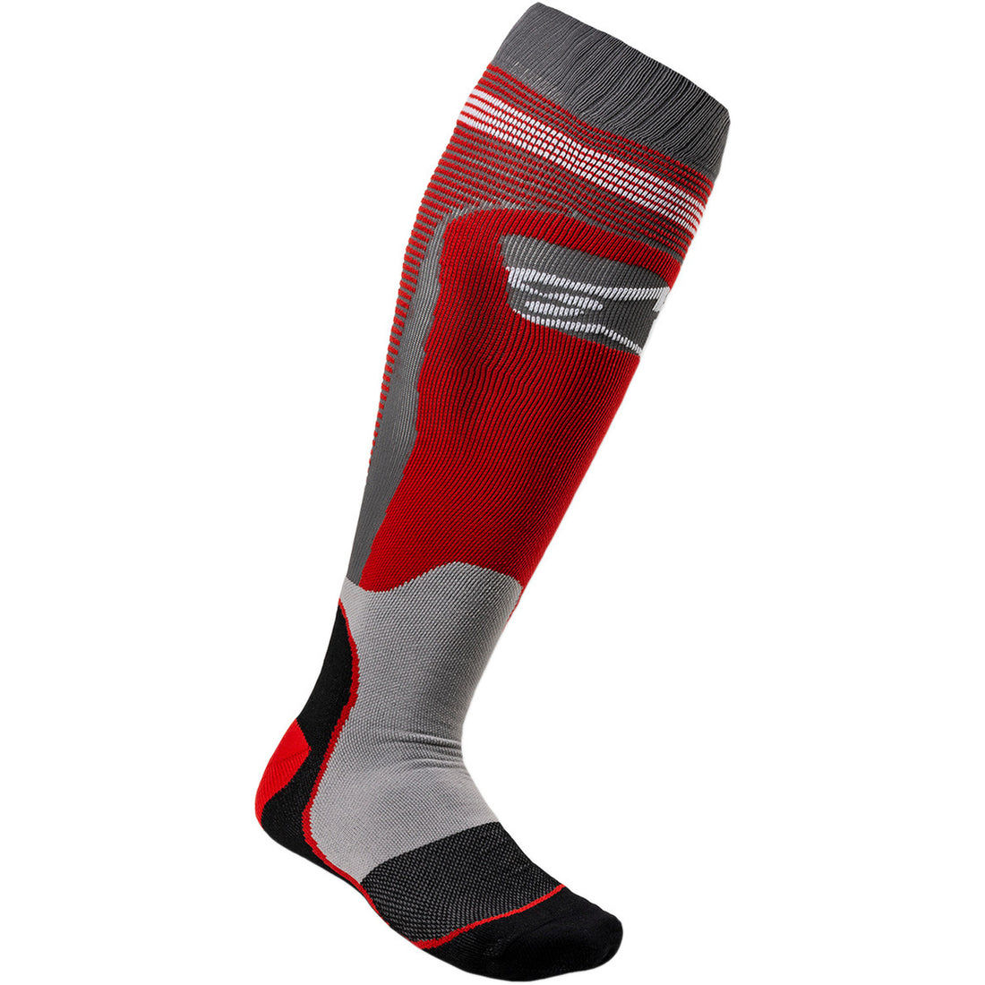 Alpinestars MX Plus 1 Socks Red/Gray