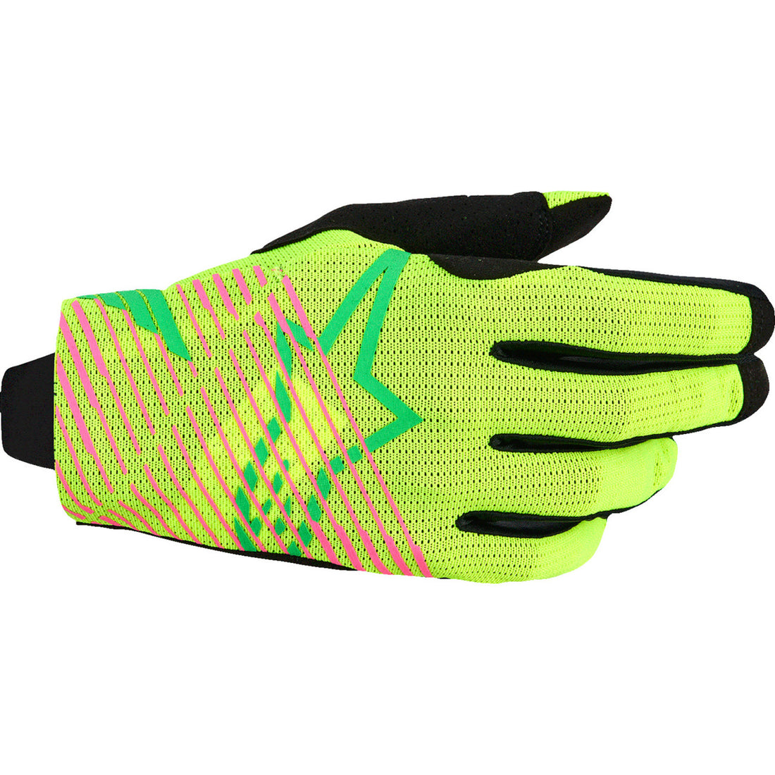 Alpinestars Radar Pro Gloves Green/Fluo Yellow/Fluo Pink