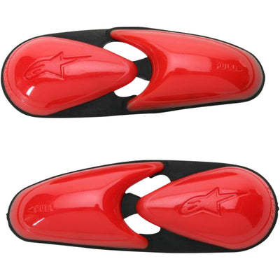 Alpinestars Replacement Boot Toe Sliders, Supertech Red
