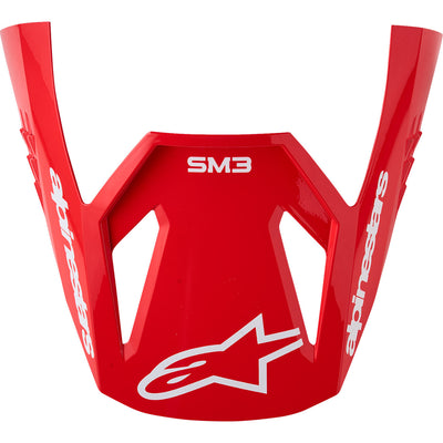 Alpinestars SM3 Helmet Visor, Radium Red/Red Fluo/White