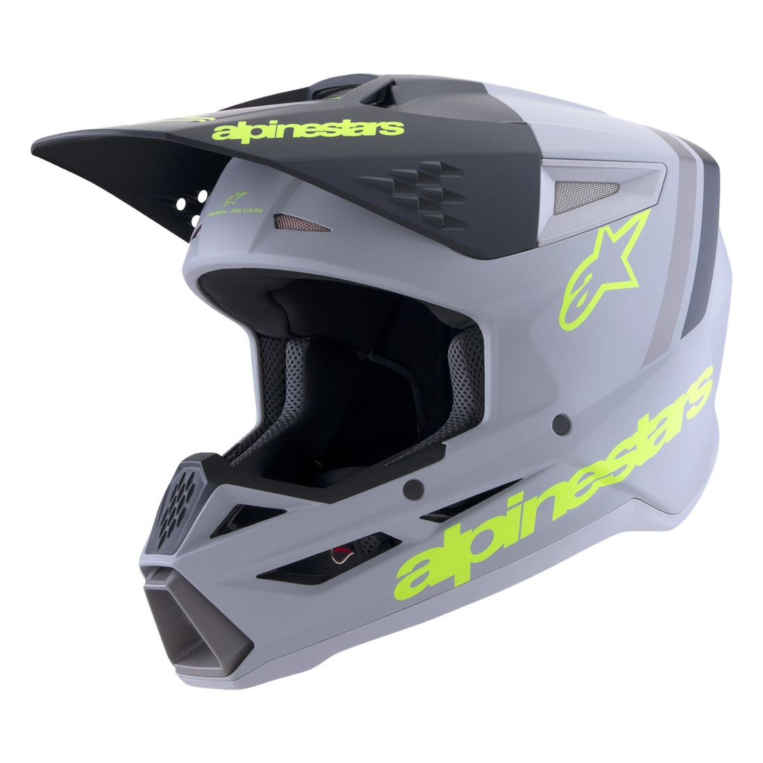 Alpinestars SM3 Radium Matte Gray/Black/Yellow Fluo