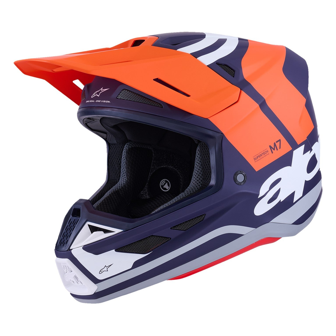 Alpinestars SM7 Core Matte Orange/Blue