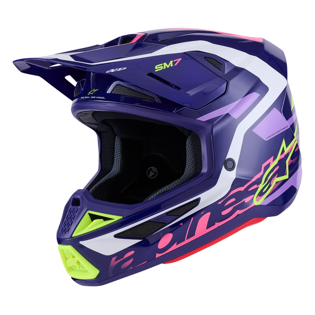 Alpinestars SM7 Deed Gloss Purple/Pink