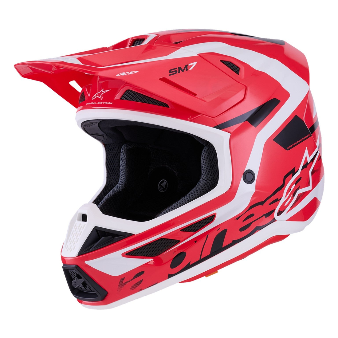 Alpinestars SM7 Deed Gloss Red/Black/White