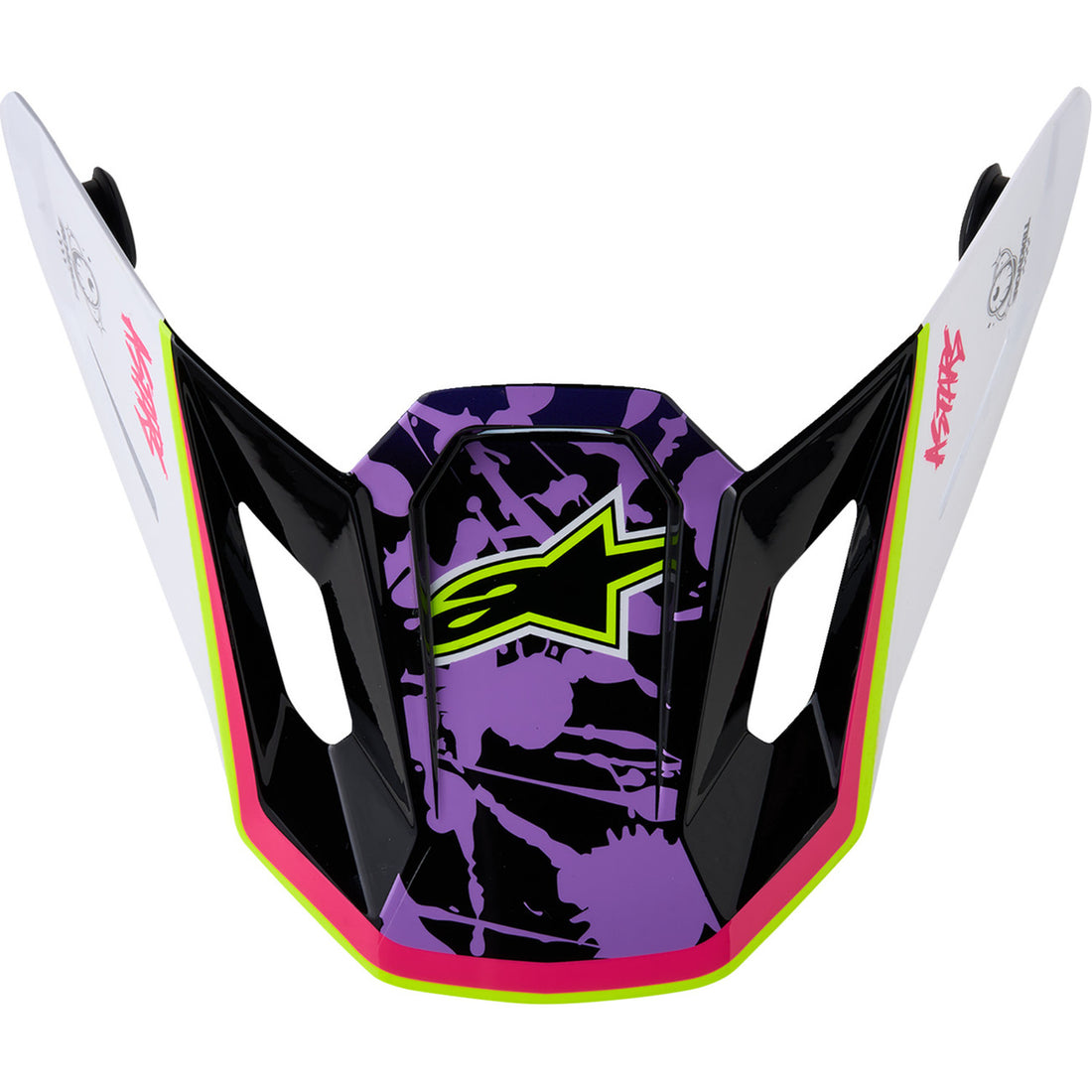 Alpinestars SM7 Helmet Visor, Blaster Purple/Pink/White