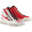 White/Bright Red