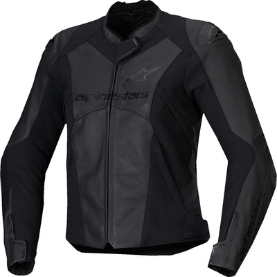 Alpinestars Stella Faster v3 Leather Jacket Black/Black