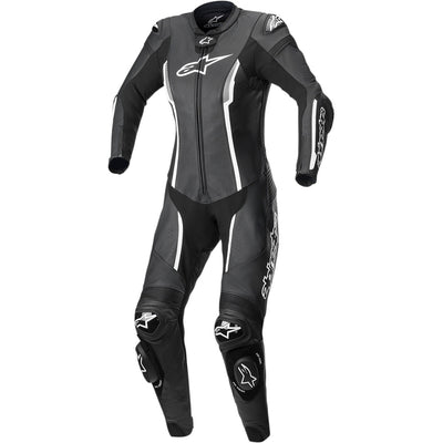 Alpinestars Stella Missile v2 1-Piece Leather Suit Black/White