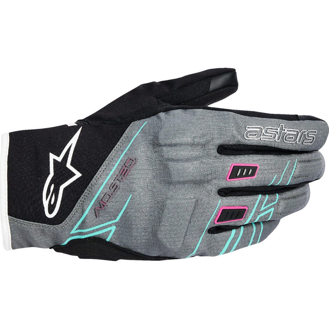 Alpinestars Stella Moblast WP Gloves Fur Gray/Black/Fluo Pink
