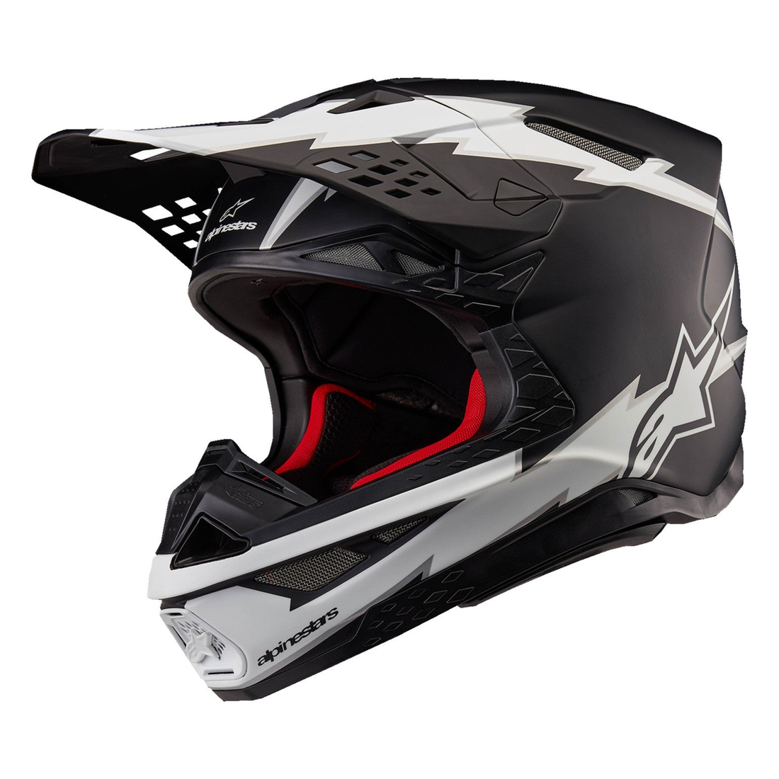 Alpinestars Supertech M10 Ampress MIPS® Matte Black/White