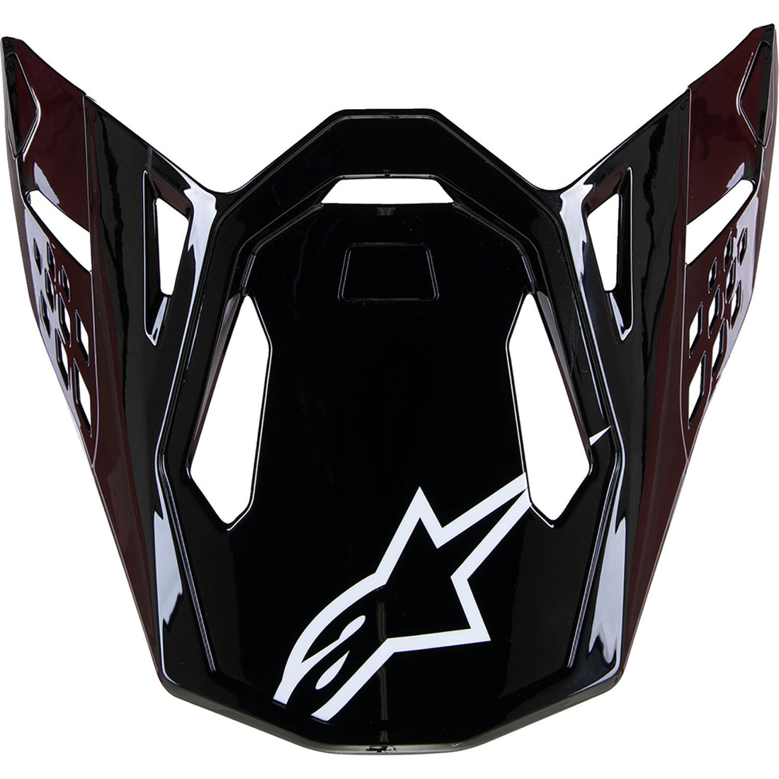 Alpinestars Supertech M10 Helmet Visor Gloss Black Carbon