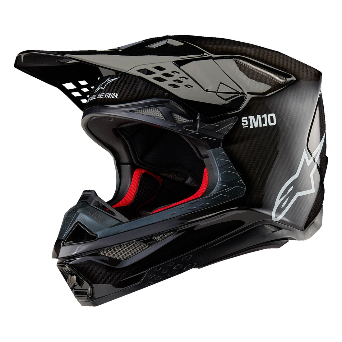 Alpinestars Supertech M10 MIPS® Gloss Black Carbon