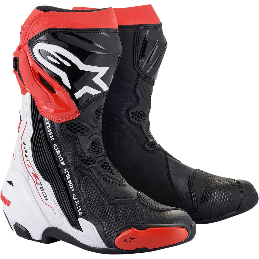 Alpinestars Supertech R Boots Black/White/Red