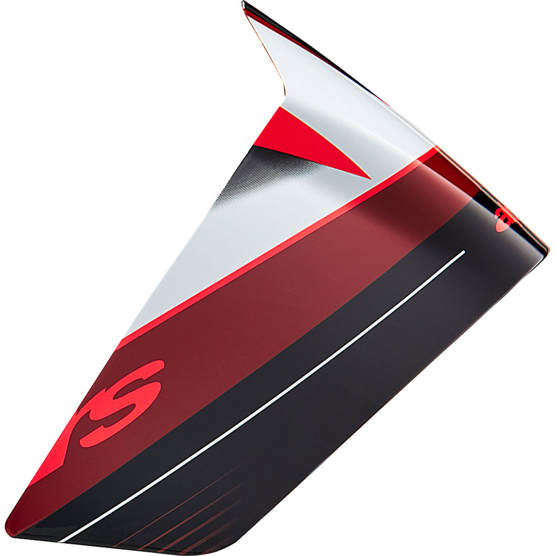 Alpinestars Supertech R10 Helmet Race Spoiler Black/Carbon Red/Gloss White