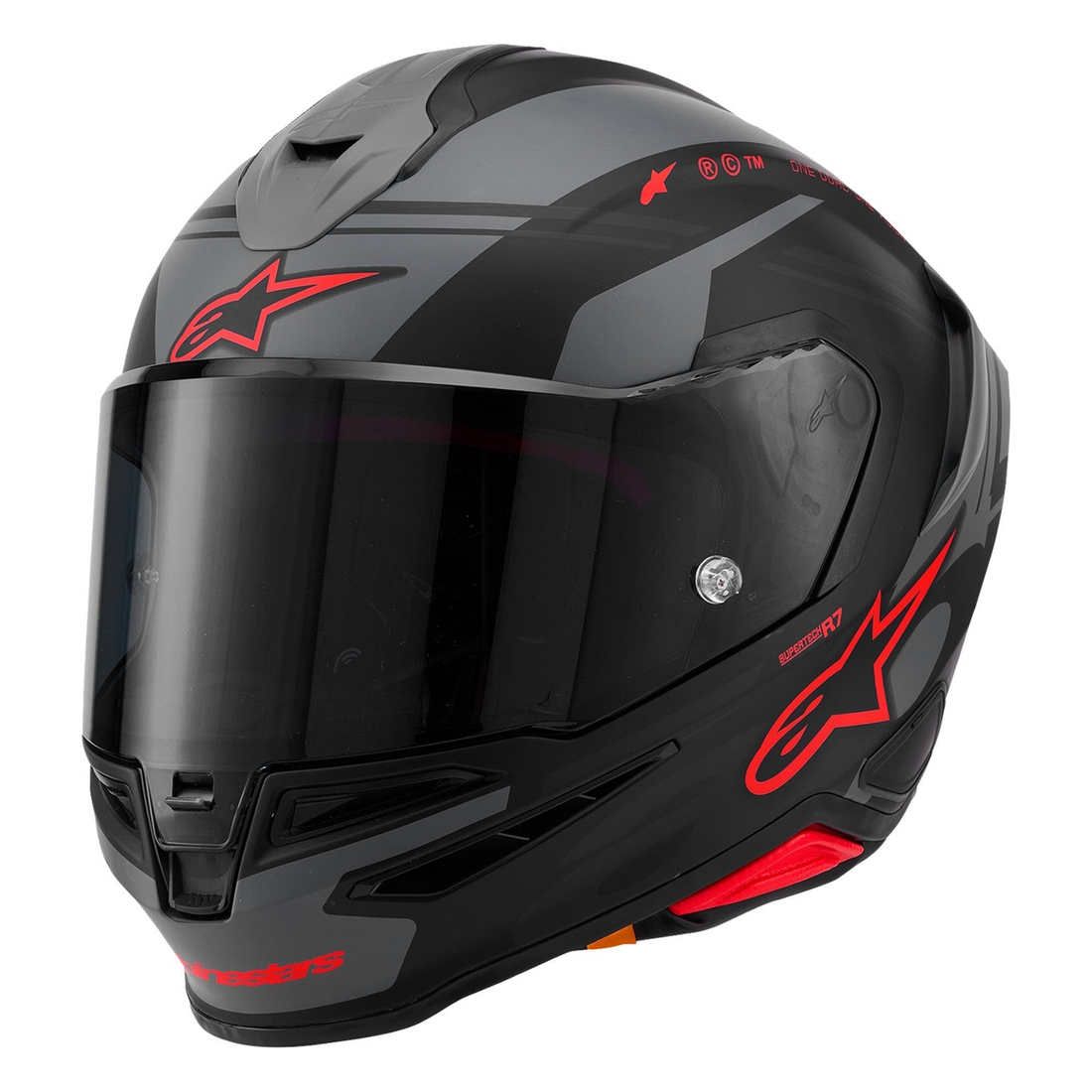 Alpinestars Supertech R7 A-Core Matte Black/Gray/Red