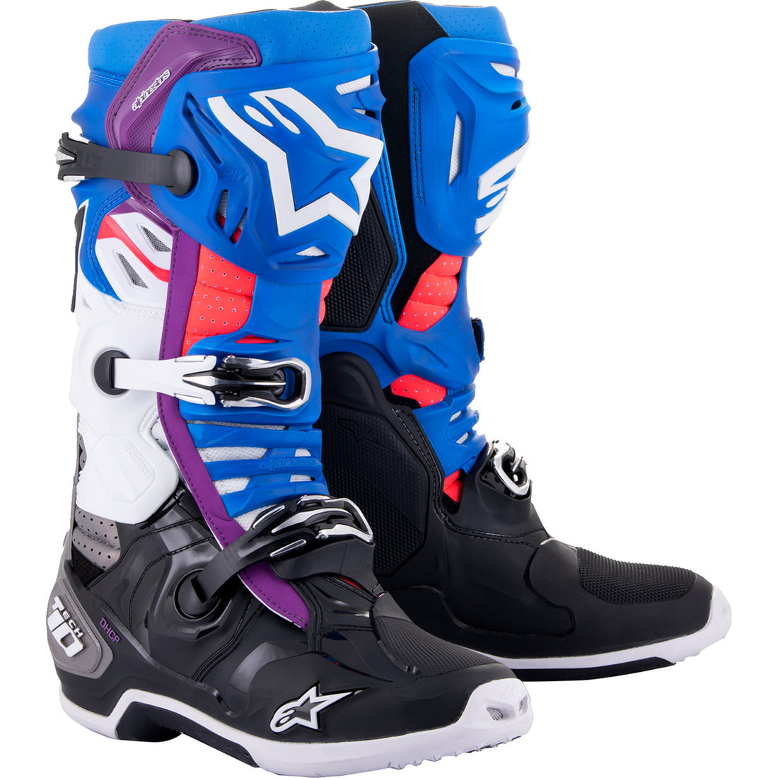 Alpinestars Tech 10 Supervented Boots Blue/Black/White