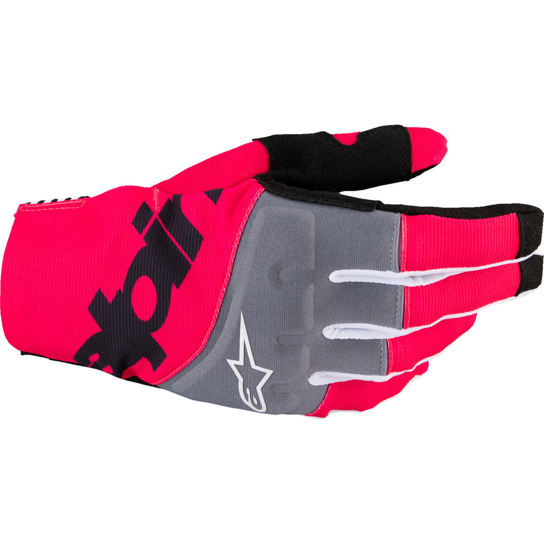 Alpinestars Techstar MX Gloves Black/Fluo Pink