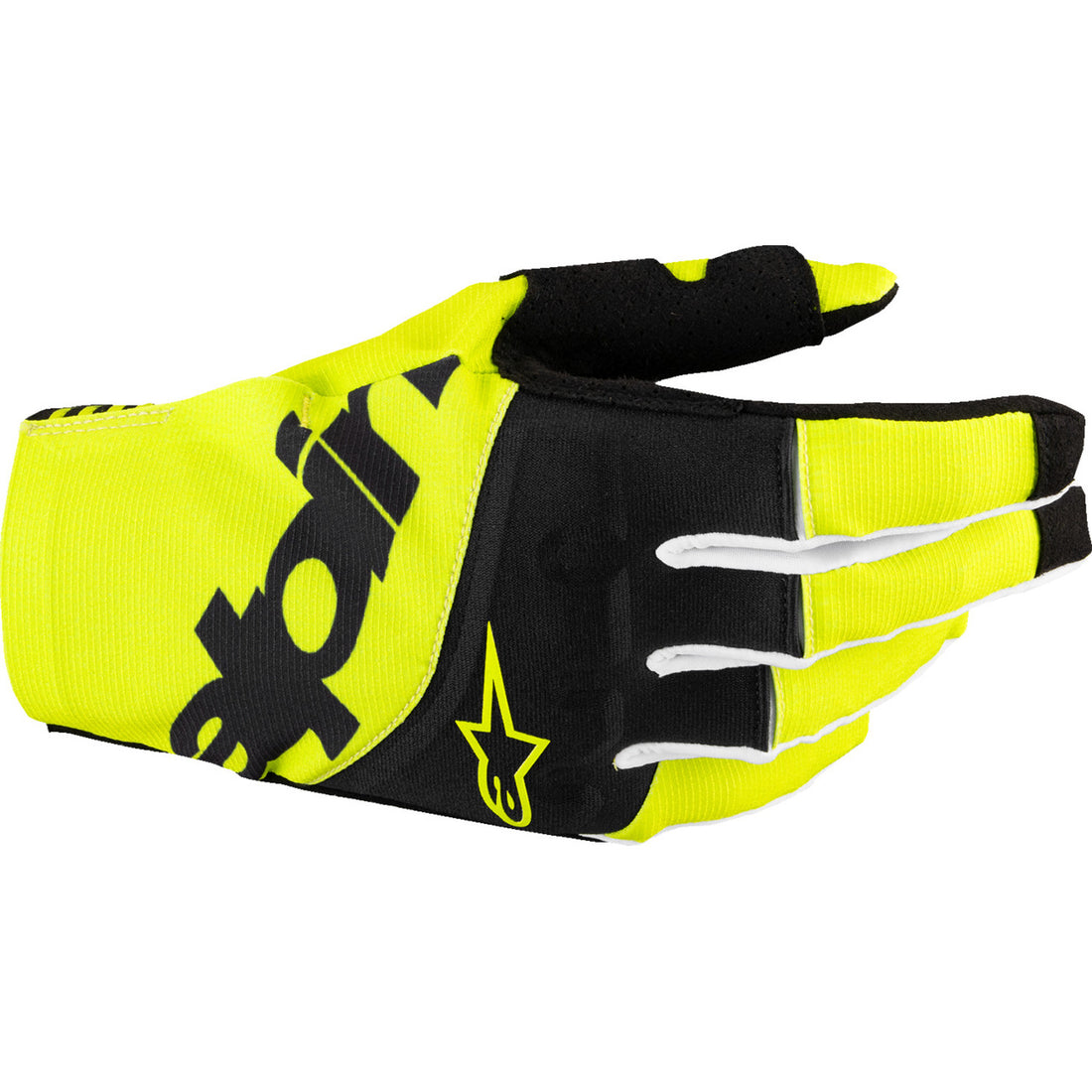 Alpinestars Techstar MX Gloves Black/Fluo Yellow