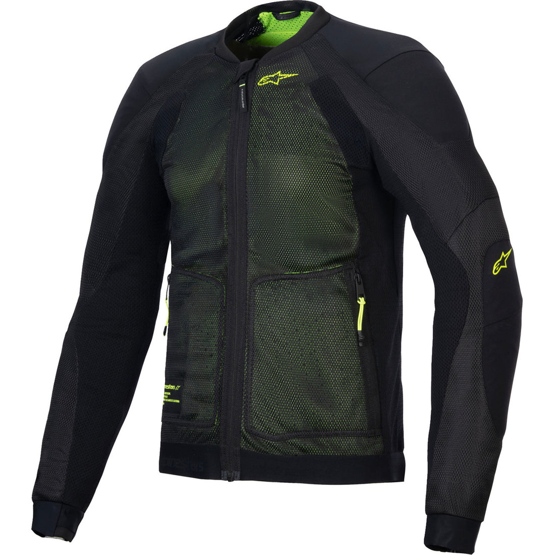 Alpinestars Troop-Air Jacket Black/Fluo Yellow