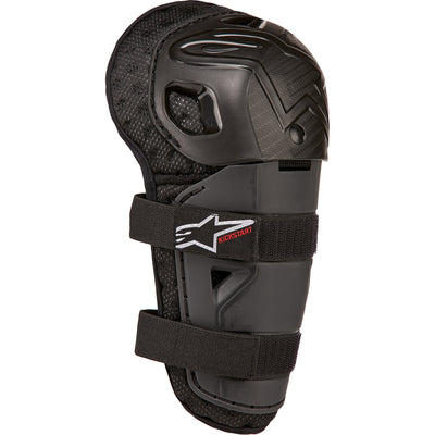 Alpinestars Youth Bionic Action Kickstart Knee Guards Black/Red