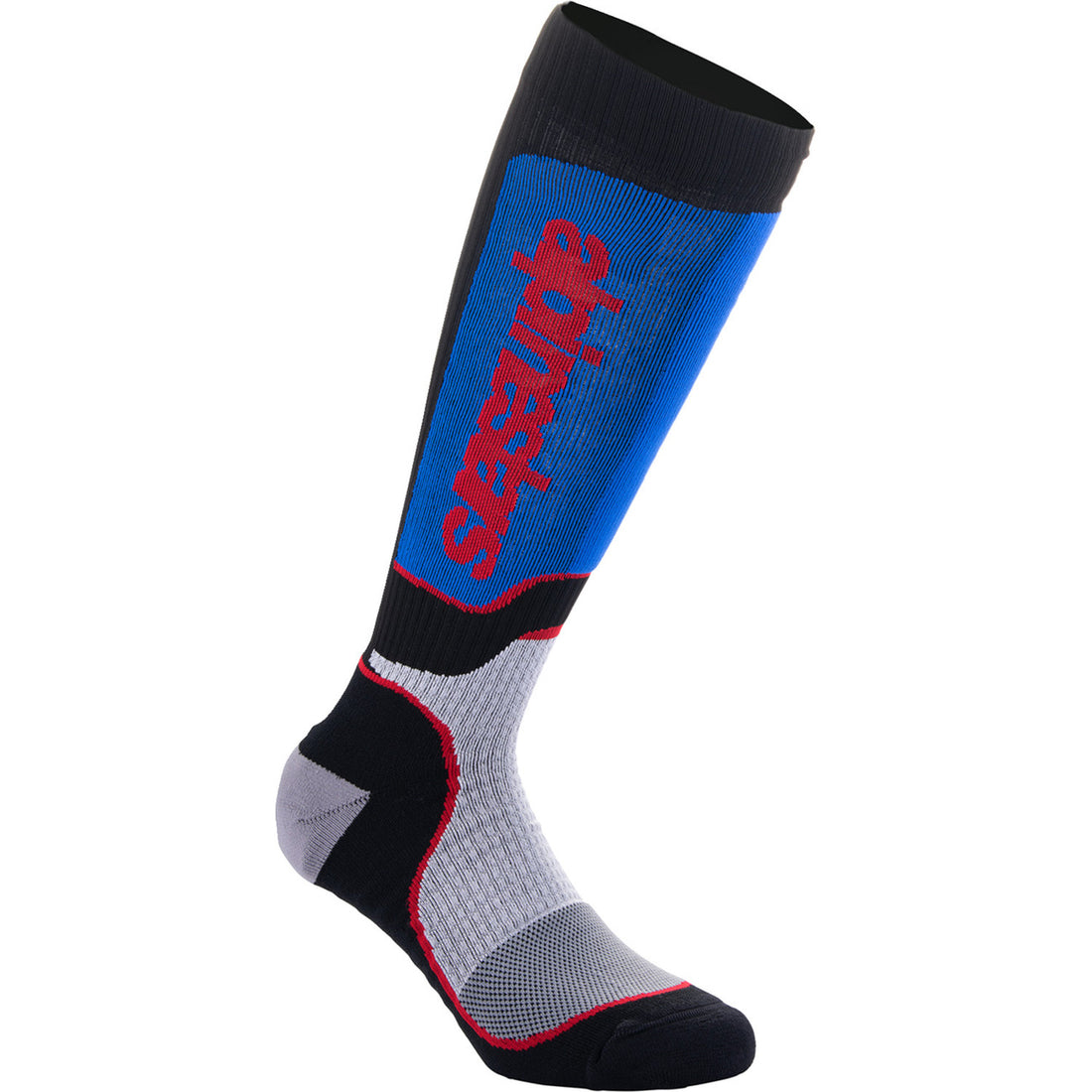 Alpinestars Youth MX Plus Socks Black/White/Blue/Red