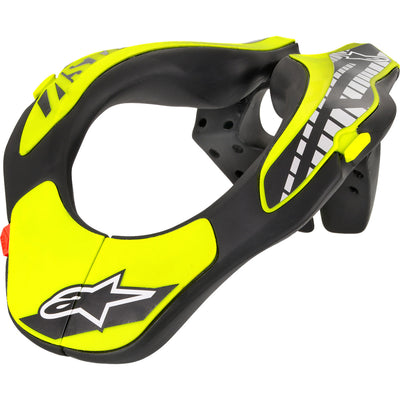 Alpinestars Youth Neck Support Black/Yellow Fluo