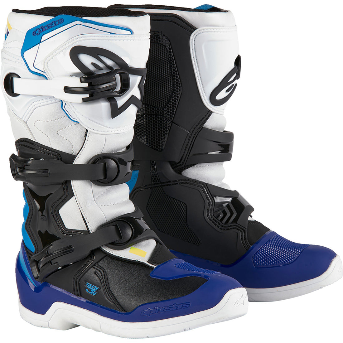 Alpinestars Youth Tech 3S Boots White/Black/Blue