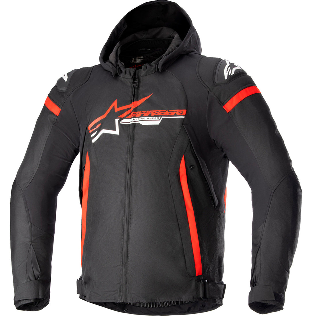 Alpinestars Zaca Waterproof Jacket Black/Bright Red/White