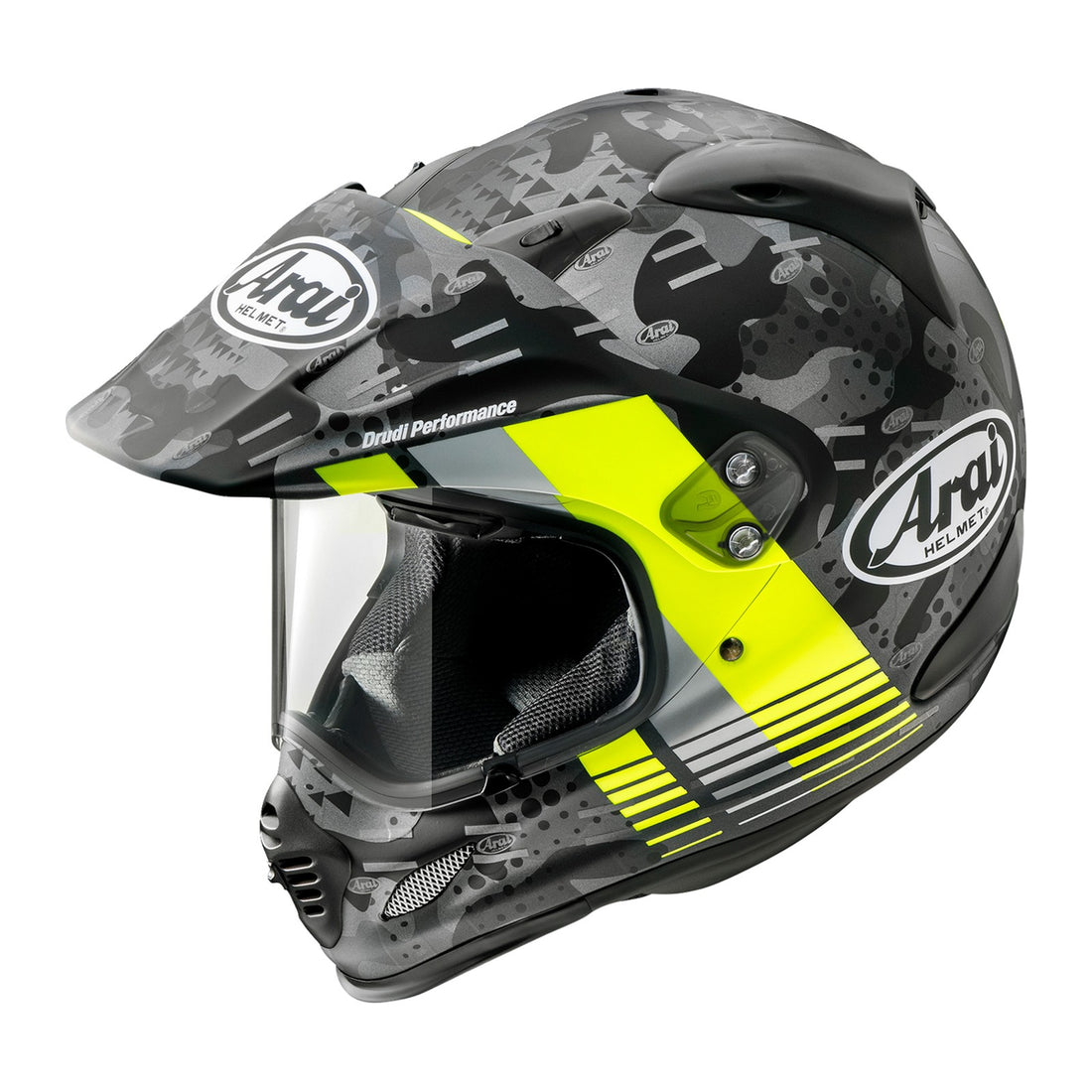 Arai XD-4 Cover Fluorescent Yellow Frost