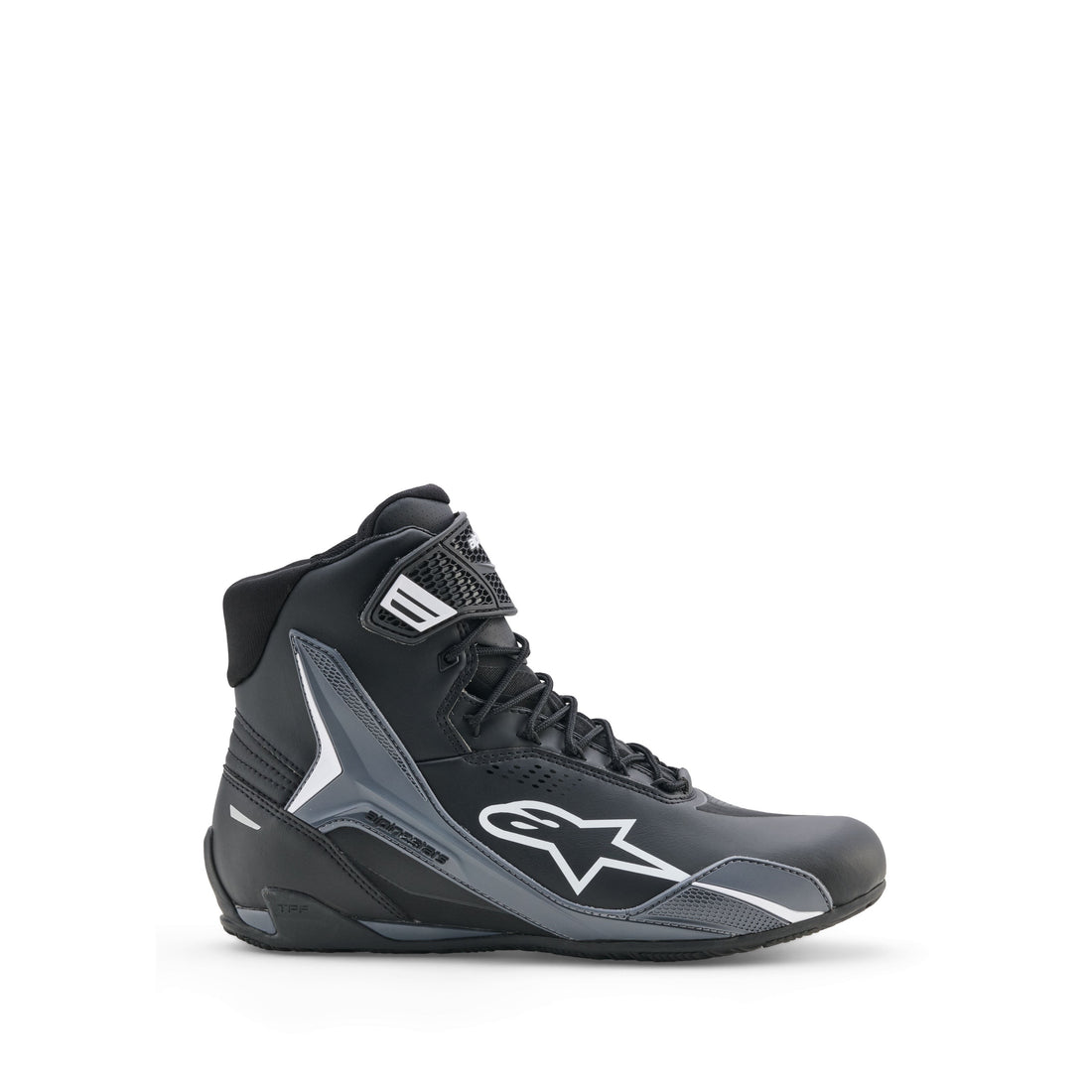 Alpinestars Faster-4 Drystar Riding Shoes Black/Cool Gray/White