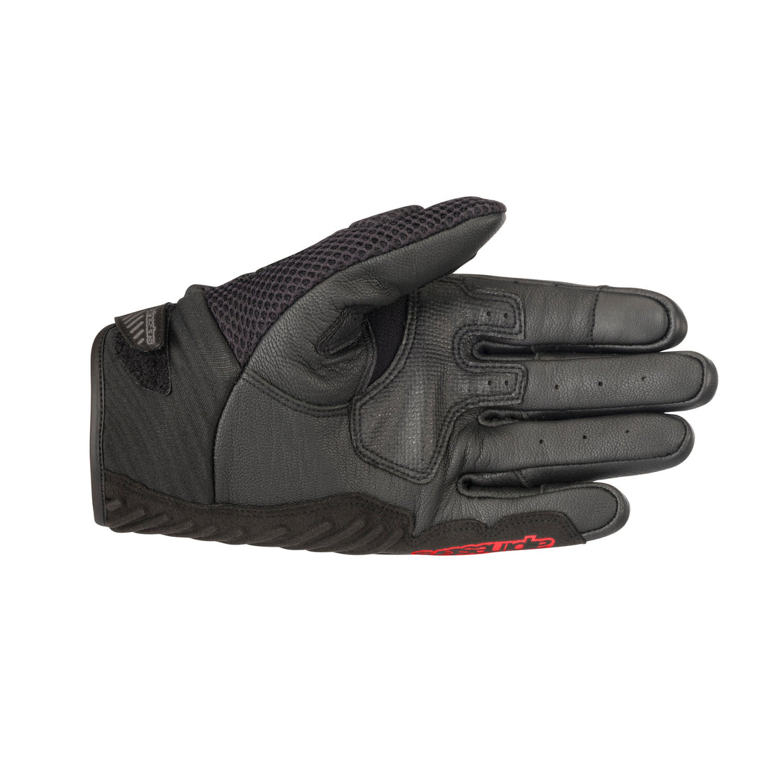 Alpinestars SMX-1 Air V2 Gloves Black/Red Fluo