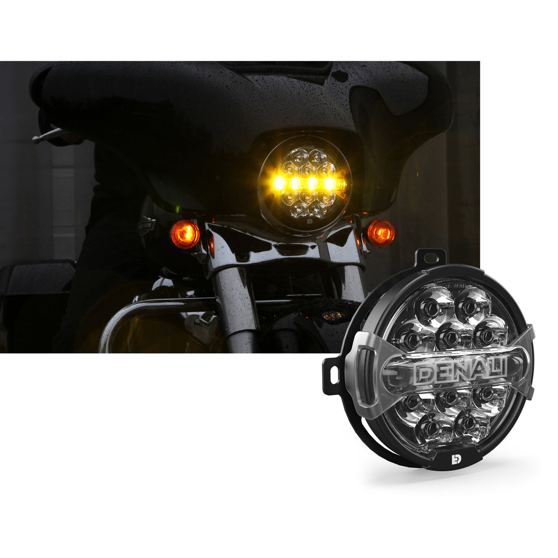 DENALI D14 Destroyer LED Headlight - Harley-Davidson Street Glide 2014-2023