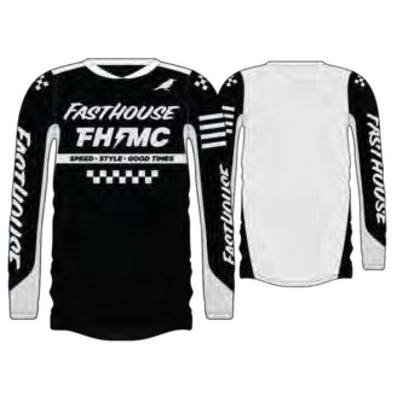 Fasthouse A/C Elrod Jersey Black